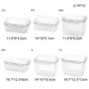 Set di stoviglie 7 misure Kids School Outdoor Plastica Bento Box Picnic Snack Meal Storage Container Prep Lunch Boxes