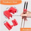 Chopsticks Reusable Chopstick Helpers Plastic Training Hinges Connector For Adts Kids Beginner Trainers Drop Delivery Home Garden Ki Dhmcn