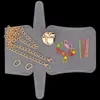 Bag Parts Accessories 5pcs/set Weaving Plastic Mesh Plastic Mesh Kit With Metal Chain Buckle DIY Bag Accessories Weaving Tools Easy Knit Helper 230519