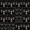 Earrings Necklace Set Womens Alloy Greyhound Jewelry Lovers Pet Dog Drop Delivery Sets Dhgarden Dhahb