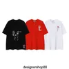 ラビンズメンズTシャツ高品質の春/夏2023年新しいボタニカシリーズカジュアルTシャツ半袖の男性と女性のためのカジュアルTシャツ