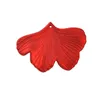 Crystal New Style 40st/Lot Rubber Paint Cartoon Maple Leaf Form Harts Pärlor DIY Jewelry Earring/Plagg Tillbehör