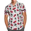 Męskie koszulki na bębnienie 3D print plażowy hawajski 2023 Letnia koszula krótkie rękawy streetwear 11xl Camisa Camisa Social Chemise Homme-88