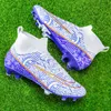 Safety Shoes -Selling Football Boots Men's Soccer Cleats TF/FG Kids Wear-Resistant Training Shoes Outdoor Non-Slip Sneakers Size34- 230519