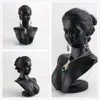 Lådor flera styleresin abstrakt konsthalsband örhänge display byst mannequin huvud stativ smycken display stativ shop smycken arrangör