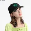 Ball Caps Tohuiyan Yaprak İşlemeli Beyzbol Kapakları Kadın Gorras Para Mujer Snapback Hat Sonbahar Hip Hop Cap Casquette Homme Baba Şapkaları Erkekler J230520