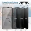 Full Cover Privacy Anti-peeping anti-spy Glass screen protector For iPhone 15 14 13 12 11 Pro max XR XS 6 7 8 Plus 9H Tempered Glass with retail box
