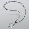 Colliers Bijoux mixtes en gros Lots 25 pièces Imitation Yak os sculpté chanceux surf tortues de mer pendentifs collier MN386