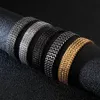 Gargantilhas 12/13mm Largura Preço Incrível Elegante Aço Inoxidável Bali Foxtail Cadeia Pulseira para Homens Duplo Link Chain Pulseiras Masculino Jóias