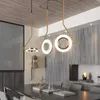 Lâmpadas pendentes Lâmpada LED Minimalista moderno para o restaurante Bedroom BAR Bar Creative Home Decoration Light Hanging Light