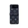 Custodia per telefono di design di lusso Old Flower per Samsung Galaxy zflip 3 4 Custodia per telefono Huawei P50Custodia protettiva in pelle tascabile