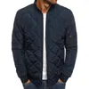 Hommes vers le bas MRMT 2023 marque coton-rembourré manteau couleur unie veste mode losange couture dérivés coton pardessus pour homme