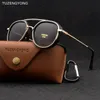 Sunglasses TUZENGYONG Gothic Steampunk Polarized Sunglasse Brand Designer Vintage Men Sun Glasses UV400 Eyewear 230519