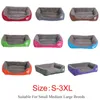 ケネルペンS-3XL 9色PAW PET SOFA DOG BEDS防水底柔らかいフリースウォームキャットベッドハウスペットショップCAMA PERROG230520