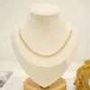 Necklaces RUIYI 2022 New Real 18K Gold Mesh Lace Necklace Pure AU750 Gold Necklace Vintage Bead Chain Fine Jewelry Gift for Women