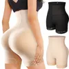 Waist Tummy Shaper Women Padded Seamless Butt Hip Enhancer Shaper Buttocks Butt Pads High Waist Panties Pushup Body Shapewear Slimming Underwear 230519