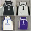 Mets 1 Victor Wembanyama France Basketball Jersey Metropolitans 92 Wembanyama Black White Purple Shirts Classic Maillot de Basket Men Kids