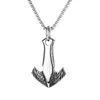 Pendant Necklaces Punk Stainless Steel Spearhead Pendants For Men Goth Vintage EMO Hip Hop Jewelry Accessories Wholesale Gifts