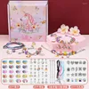 Strand DIY Bracelet Making Set Charms Beads Pendant Accessories For Necklace Jewelry Creative Children Christmas Gifts