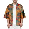 Etnische kleding samurai kostuum zomer geprinte jas shirt Japanse mannen vrouwen kimono vest haori yukata