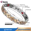 Bracelets Rainso Trendy Healing Magnetic Bangles Bracelets For Woman 4 Health Care Elements Jewerly Fashion Hand Chain Bracelet For Femal