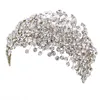 Accessori corona sposa bellissimo accessorio da sposa Ornamenti nuziali Placcato argento oro rosa festa fatta a mano Stile classico donne lussuose stravaganti 789