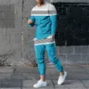 Chándales para hombres Ropa deportiva de primavera Conjunto de camiseta de manga larga con estampado 3D Calle Otoño Casual Hombre de dos piezas Traje de camiseta masculina de gran tamaño 230520