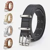 Gürtel Loch Metall Schnalle Punk Stil Allgleiches PU Leder Gürtel Casual Zubehör Koreanische Taille Strap Weibliche Dünne Bund