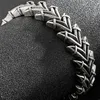 Chokers vintage oude zilveren kleur roestvrij staal man armband pols handbands accessoires voor mannen rocker chic stijl sieraden armband