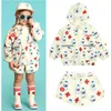 Clothing Sets Kids sunprotective clothing Summer 2023 Brands Girls Hoodie Shorts Cartoon Sunproof for Cloth 230519