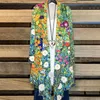 Damesblouses dames sjaal sjaal bloemenprint kimono vest top blouse strandkleding lichtgewicht 3d camisa oversized vintage elegant