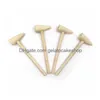 Other Kitchen Dining Bar Mini Wooden Hammer Wood Mallets For Seafood Lobster Crab Shell Leather Crafts Jewelry Craft Dollhouse Pl Dhx15