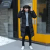 Heren down long duck winter plus size warm jas Koreaans jaspark doudoune homme kj2637