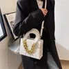 Torby na ramię luksusowe torebki dla kobiet najlepsze markę pikowana skórzana skórzana kwadratowa wiadro ręcznie sprzęgło torba torba Kobieta Crossbody 230426