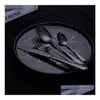 Столовые наборы золотых жидкостей Sier STATER SET SPOON FOKER SPOON