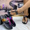 kurt geiger parmak arası terlik kadın sandalet dikiş gökkuşağı terlik moda tasarımcısı slaytlar düz ayakkabı kartal kafa elmas toka artı boyutu 41 J88 L230520