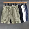 Men's Shorts Hip Hop Young Firm Stitching Cargo Straight Men Drawstring Garment