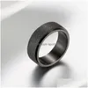 Band Rings de alta qualidade de 8 mm aço inoxidável anel de casamento para homens para homens Moda de jóias de jóias de jóias de jóias de jóias