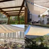 Shade 2023 Waterproof Sun Shelter Square Sunshade Outdoor Canopy Garden Patio Pool Shades Sail Awning Camping Cloth Large