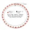 Collane Catena in acciaio inossidabile a 3 colori Collane al germanio per donna Uomo Girocollo Collane energetiche Gioielli medici