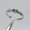 Ringar kolife smycken 100% naturlig gul safirring 3mm*6mm kinesisk safir silverring 925 silver smycken