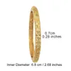 Bangle Anniyo 4PCS/Lot Ethiopian Bride Bangle for Women Gold Color Wholesale Dubai Bracelet African Arab Jewelry Fancy #086106