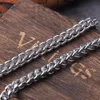 Necklaces Never Fade Men Celtic Wolf Necklaces Viking Vegvisir Amulet spear Pendant Norse Runes Anchor Stainless Steel King Chain Jewelry