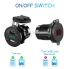 Car Dual Usb Car Charger Quick Charge 4.2a Fast Charging Power Outlet for 12v-24v Motorcycle Truck Boat Sockets Car Accessories