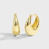 New Trendy C Shape Arcs Chunky Hoop Earring Jewelry for Women Gift