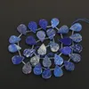 Crystal Ca 2835st/Strand Natural Citrines Qaurtz Lapis Stone Slab Water Drop Loose Spacer Pärlor Fynd för DIY -smyckenillverkning