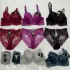 Lingerie da donna 1 68 Dollar Modello Cg067 Taglia 36-46 2 pezzi Pizzo floreale Plus Reggiseno e mutandine Set con tutti i colori