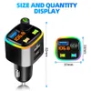 Neuer Auto-FM-Transmitter Bluetooth 5.0 Car Kit Handfree Dual USB PD18W Schnellladung Drahtloser Zigarettenanzünder MP3-Musik-Player