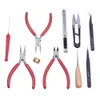 Other 1Set Jewelry Making Tool Wire Cutter/Round Nose Pliers Side Cutting Pliers Scissor Vernier Tape Measure Beading Tweezers Awls