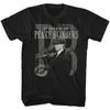 T-shirts Homme Noir T-Shirt Adulte Manches Courtes Peaky Blinders Stamped
